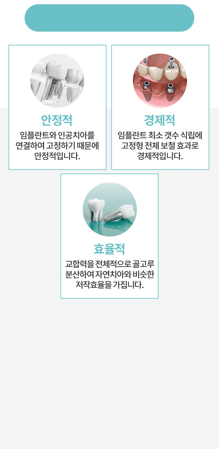 전악 임플란트의 장점