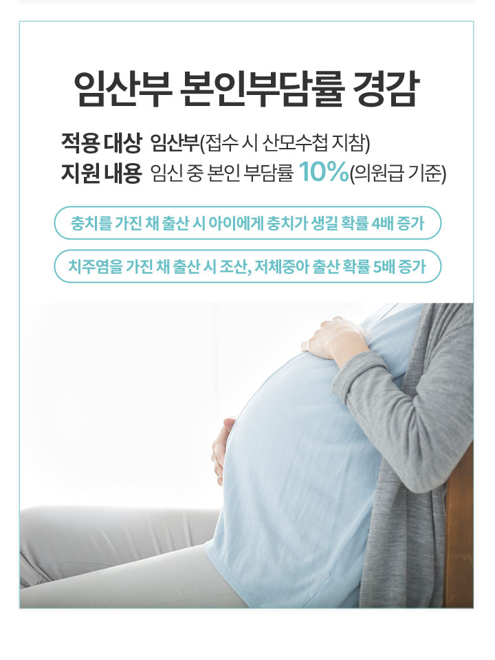 임산부 본인부담률 경감